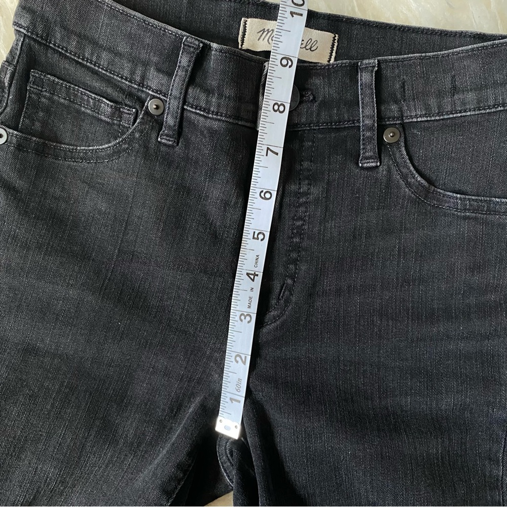 Madewell 9” high-rise skinny jeans in Black Sea, size 25 - Picture 7 of 11